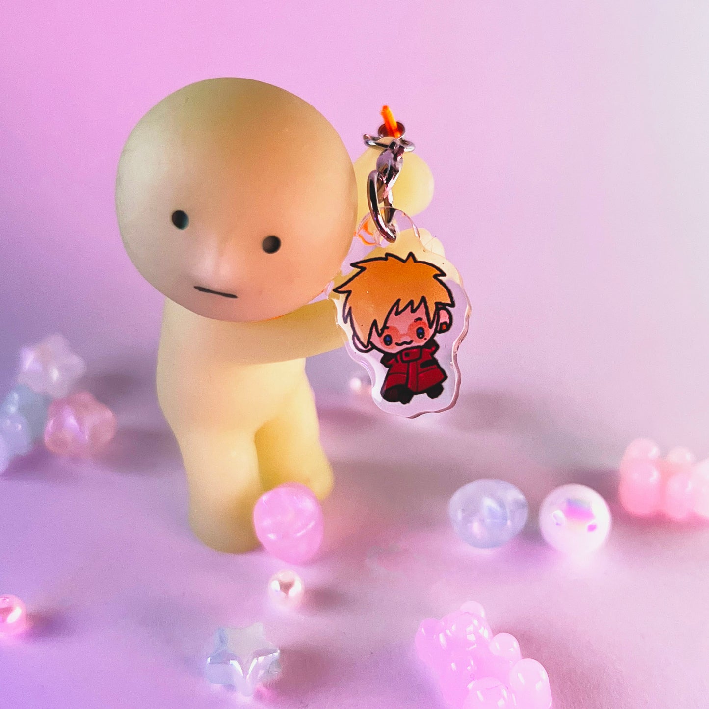 TERU VASH THE STAMPEDE Tiny Acrylic Phone Charm