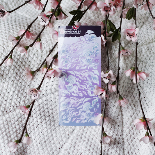 "Overcast" Clouds Deco Sticker Sheets