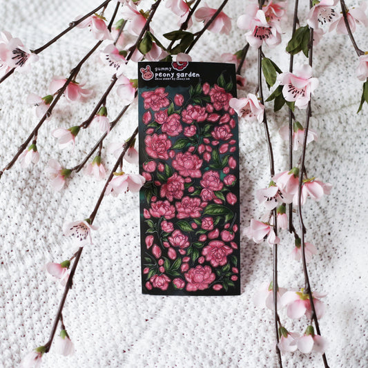 Peony Deco Sticker Sheets