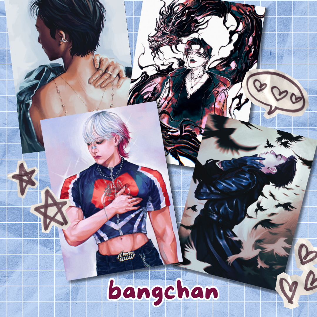 Stray Kids K-POP Bangchan Mini Prints