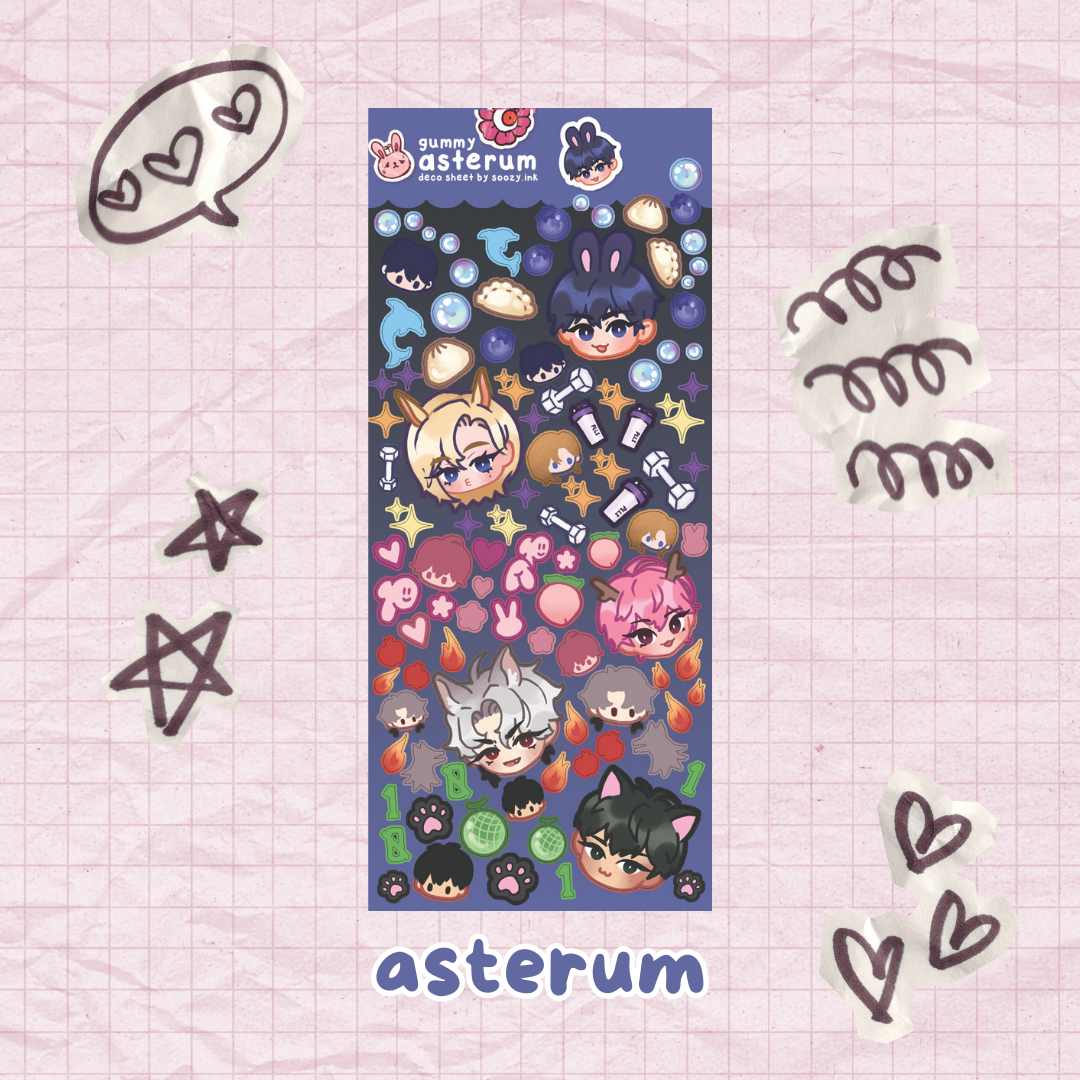 PLAVE  Deco Sticker Sheets