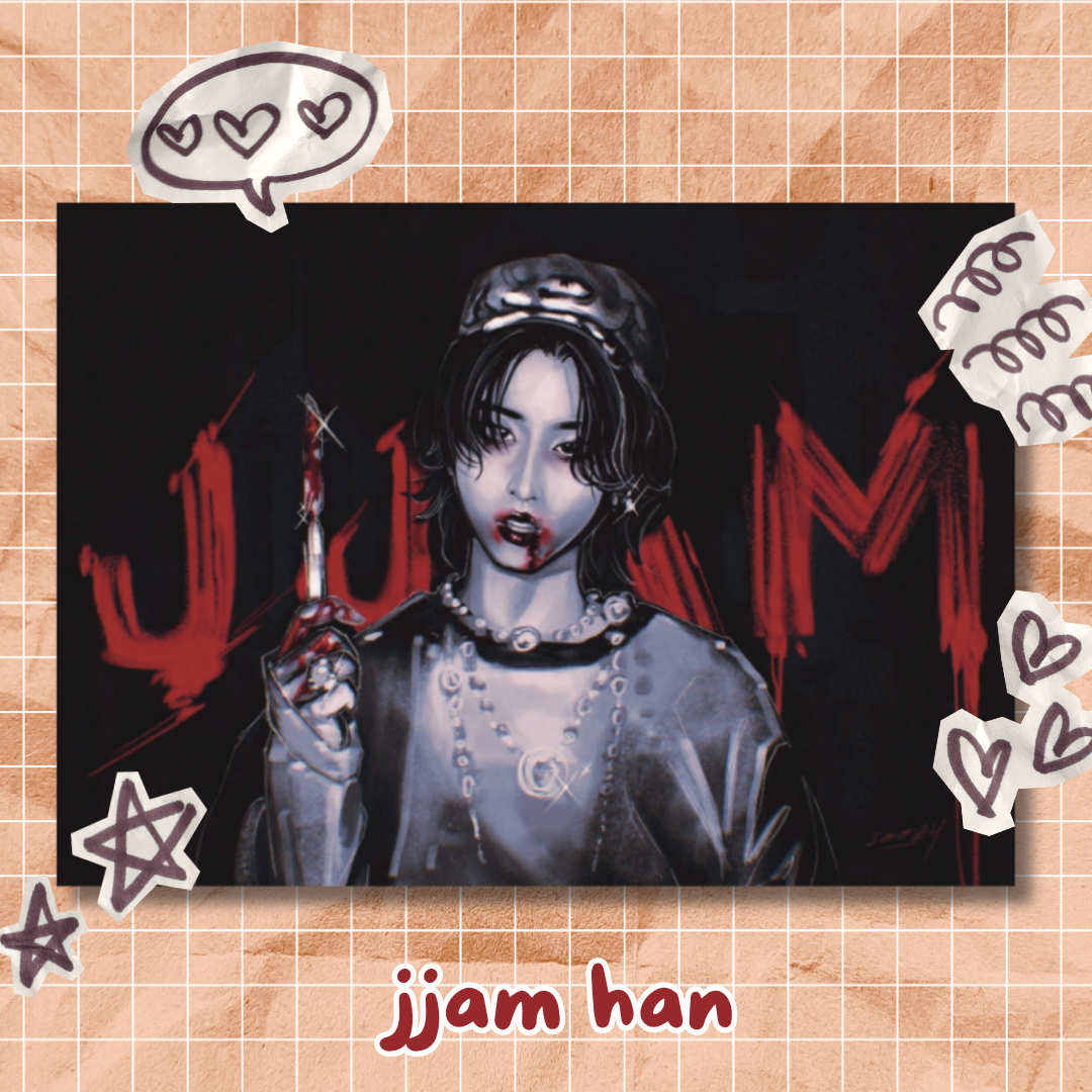 Stray Kids K-POP Jjam Han Mini Print