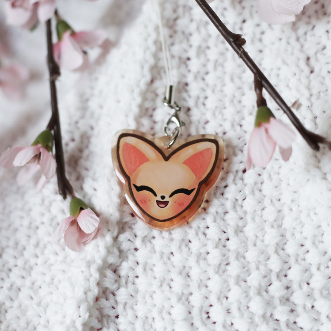STRAYKIDS SKZOO Jeongin IN FoxI.Ny K-POP Acrylic Phone Charm