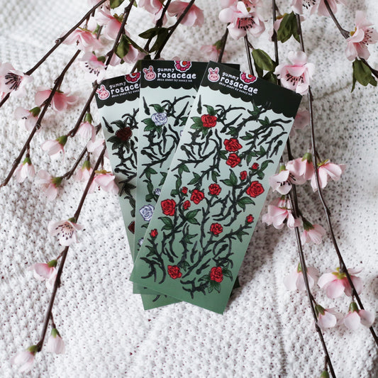 "Rosaceae" Thorny Roses Deco Sticker Sheets