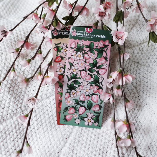 Strawberry Vinyl Deco Sticker Sheets