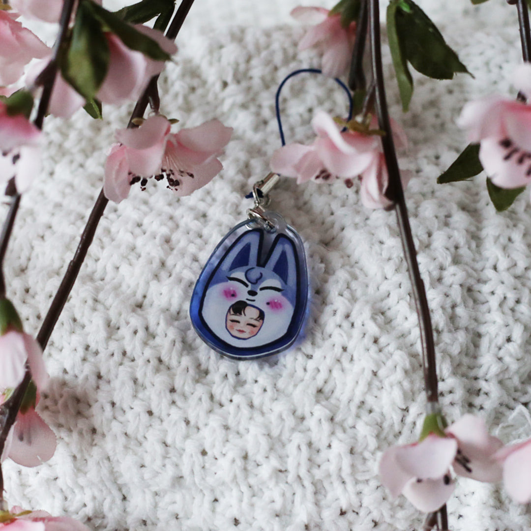 STRAYKIDS SKZOO Bangchan Wolfchan K-POP Acrylic Phone Charm